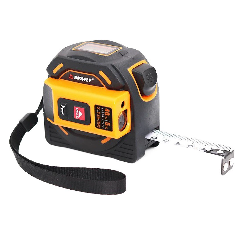 Лазерный дальномер SNDWAY/Sedway, 40 м, 60 м, дальномер, высокоточная электронная рулетка, линейка