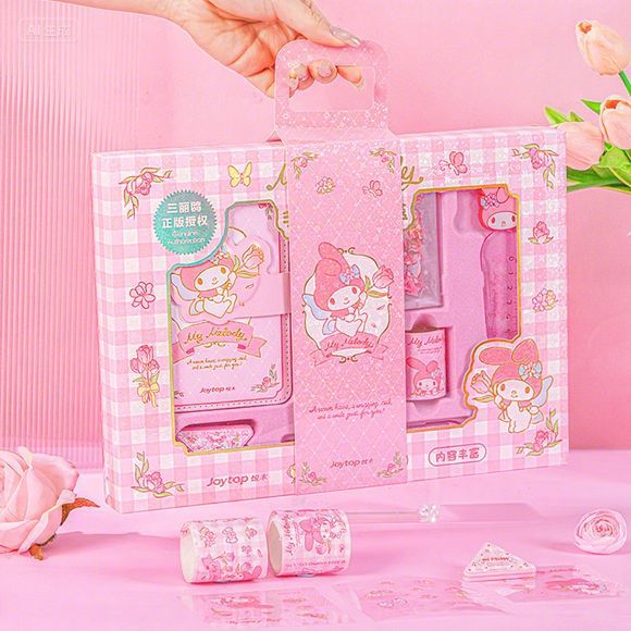 Regalo de Cumpleaños de Sanrio Kuromi, Souvenir para Niñas, Paquete de Regalo de Regreso a Clases, Regalo de Año Nuevo, Juego de Papelería Educativa