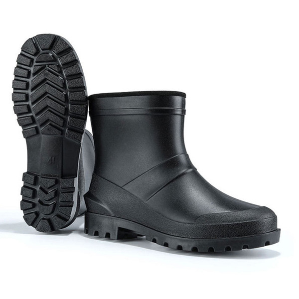 Anti-slip and wear-resistant men's short-tube rain boots