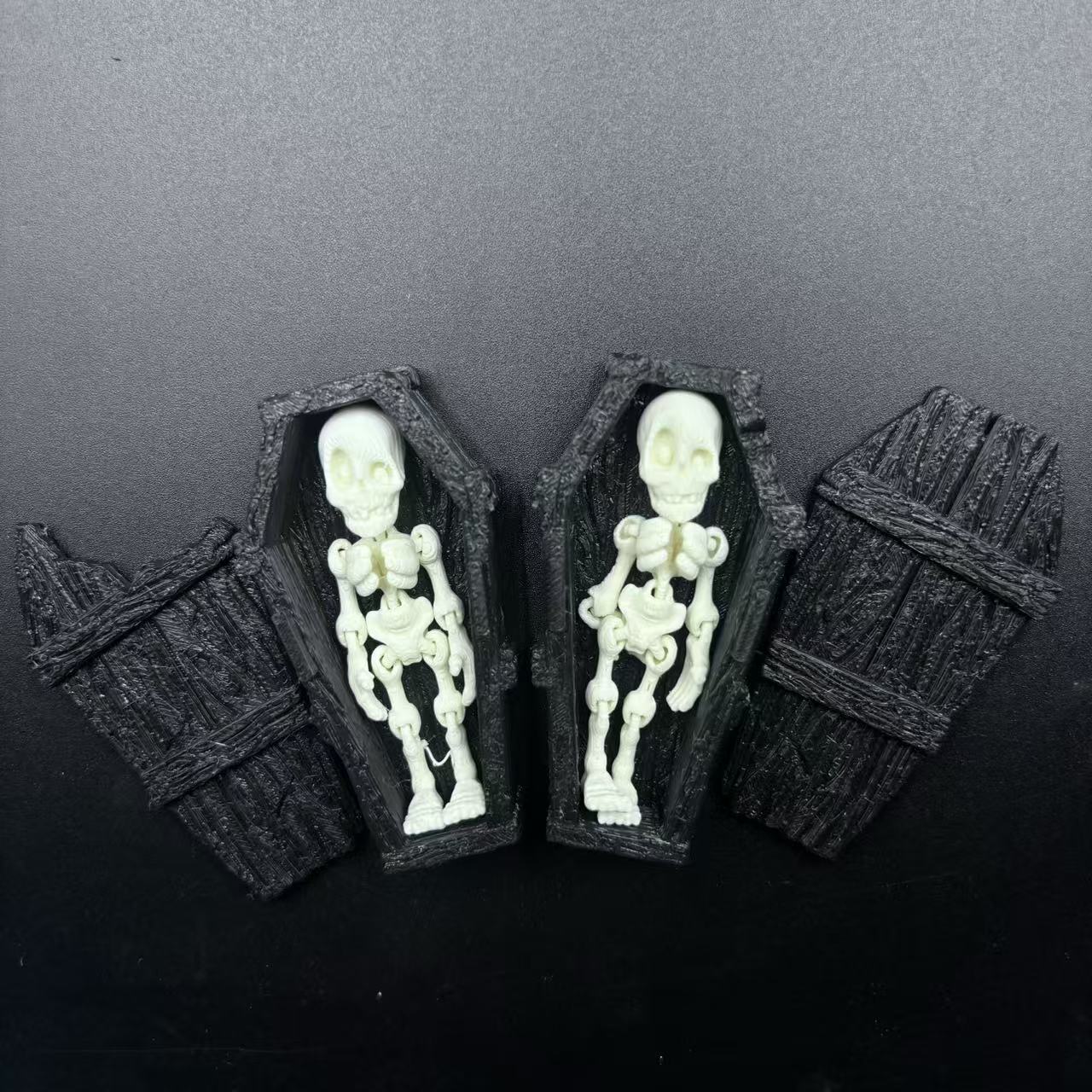 Adornos de Halloween impresos en 3D transfronterizos, calavera, momia, adornos creativos de escritorio, juguetes de regalo de Nochebuena