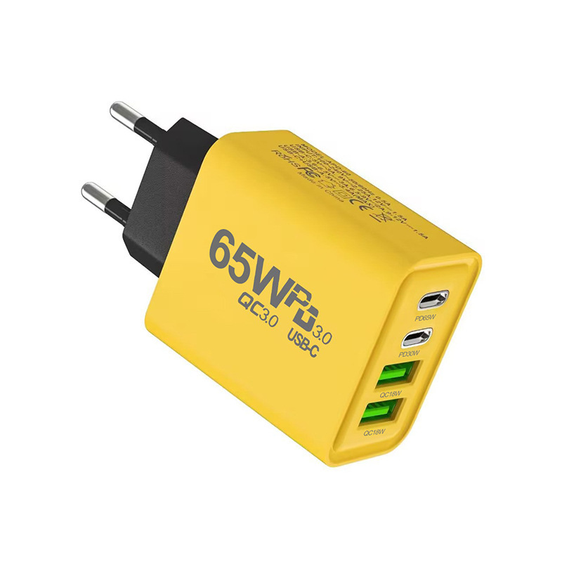 国境を越えた卸売 65 ワット窒化ガリウム pd 充電器 5v3a 超高速充電ヘッド 65 ワット多機能 4 ポート充電ヘッド|undefined