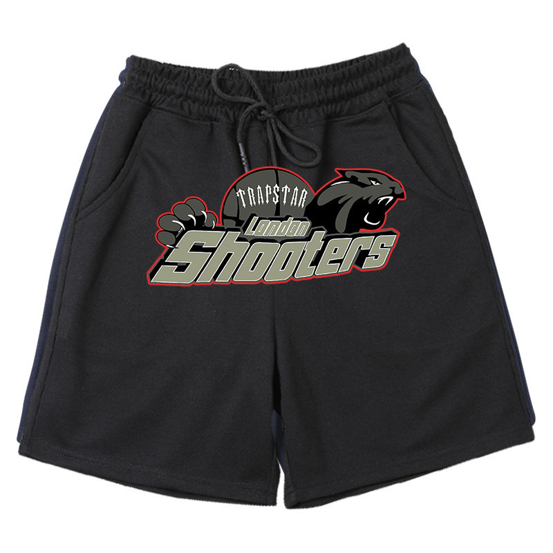 Cross-border New Summer Trapstar Blue Edge Red Edge Tiger Head Casual Sports Shorts Men's Five-point Pants Beach Pants