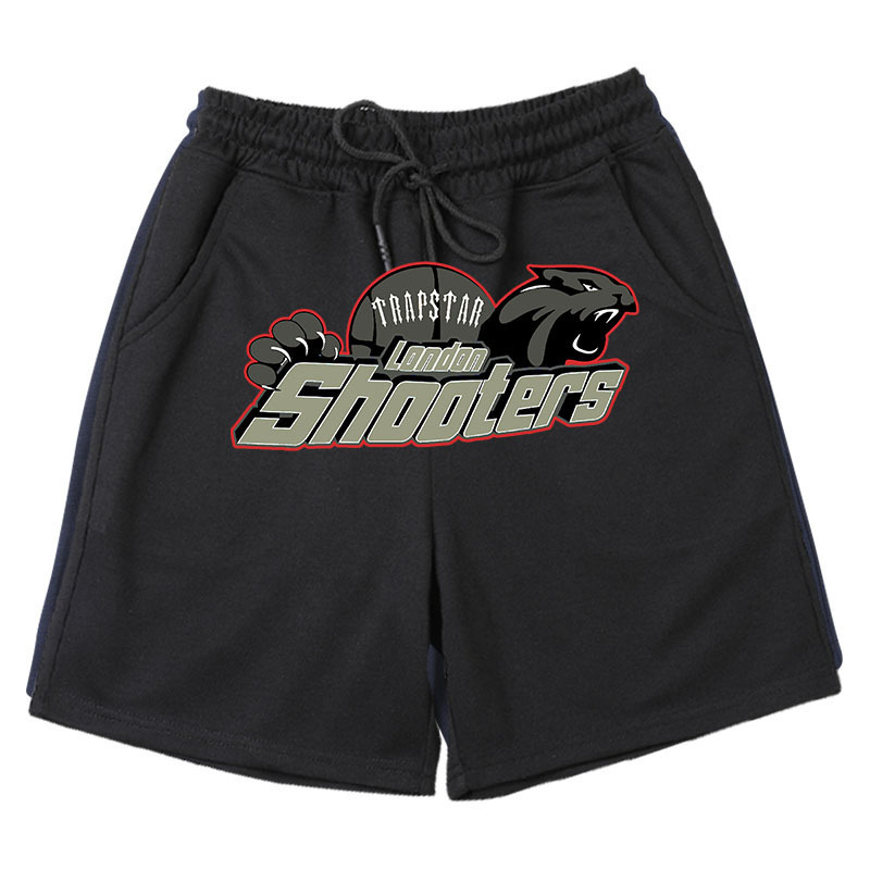 Cross-border New Summer Trapstar Blue Edge Red Edge Tiger Head Casual Sports Shorts Men's Five-point Pants Beach Pants