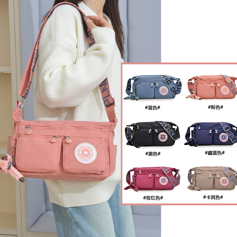 New monkey bag shoulder bag multi-compartment waterproof nylon cloth messenger bag lightweight kp travel bag factory wholesale New monkey bag shoulder bag multi-compartment waterproof nylon cloth messenger bag lightweight kp travel bag factory wholesale