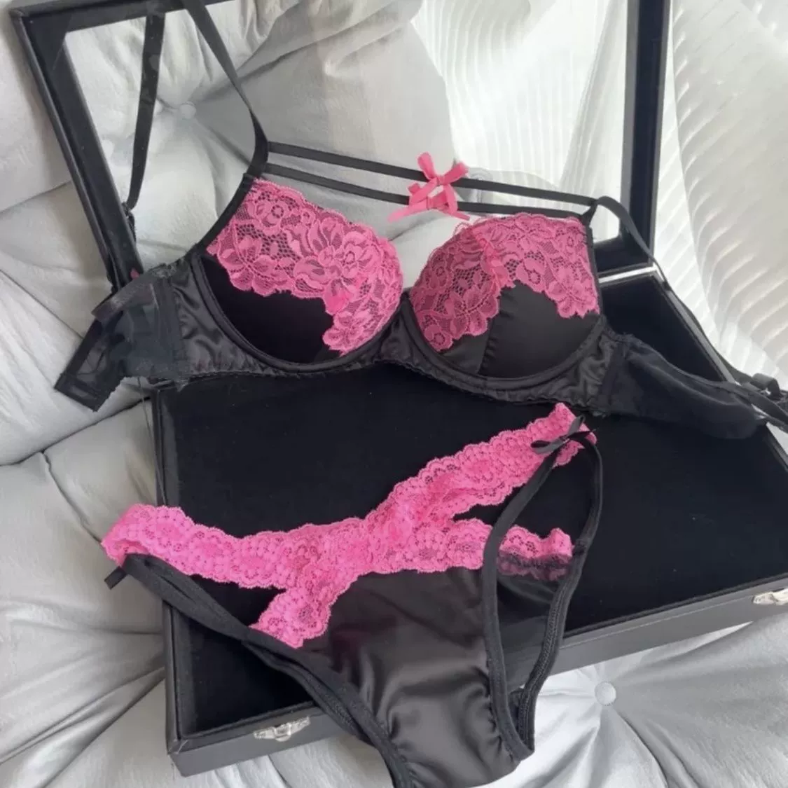 RenmeiLuziye [Fantasy Barbie] Волшебный нагрудный коврик с мягким стальным кольцом кружева комплект нижнего белья чистого желания