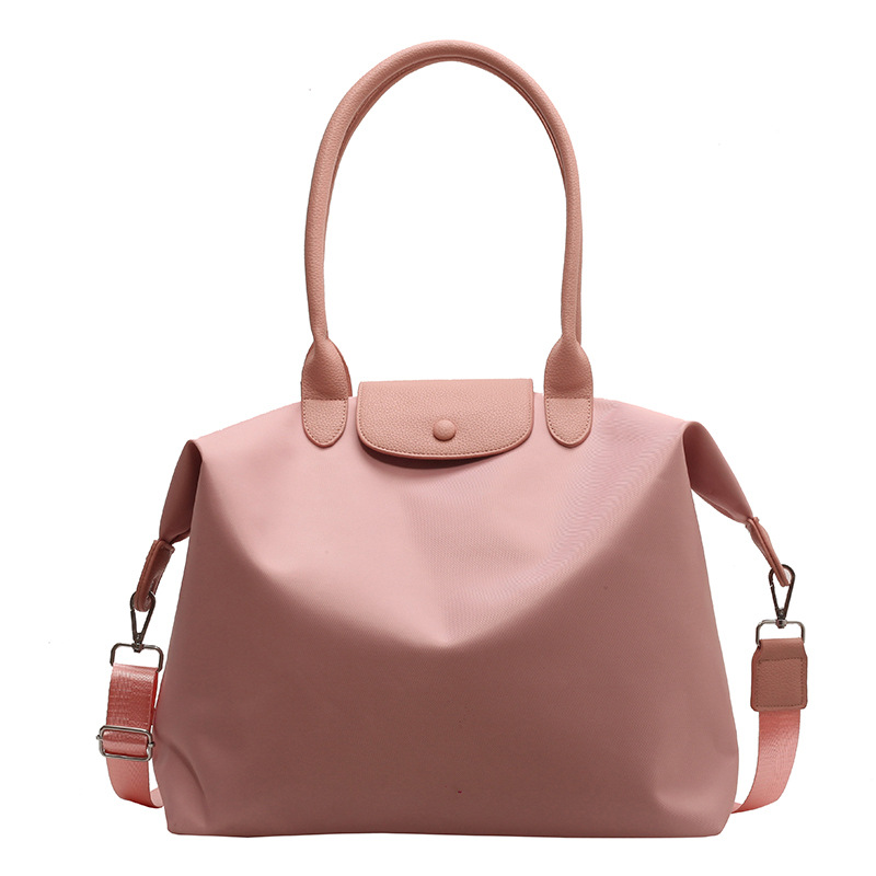Bolsa de asas de gran capacidad de color sólido 2024 Nueva bolsa de viaje crossbody bolsa de equipaje de viaje de negocios de estilo coreano bolsa de almacenamiento simple