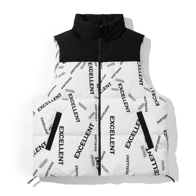 马甲男款秋冬季无袖羽绒棉宽松保暖男士棉坎肩厚背心面包服外套潮