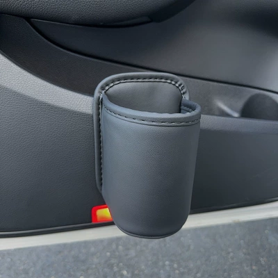 Car Cartoon Zodiac Storage Box for the Car cup holder/beverage holder - black-teacup-storage-bucket