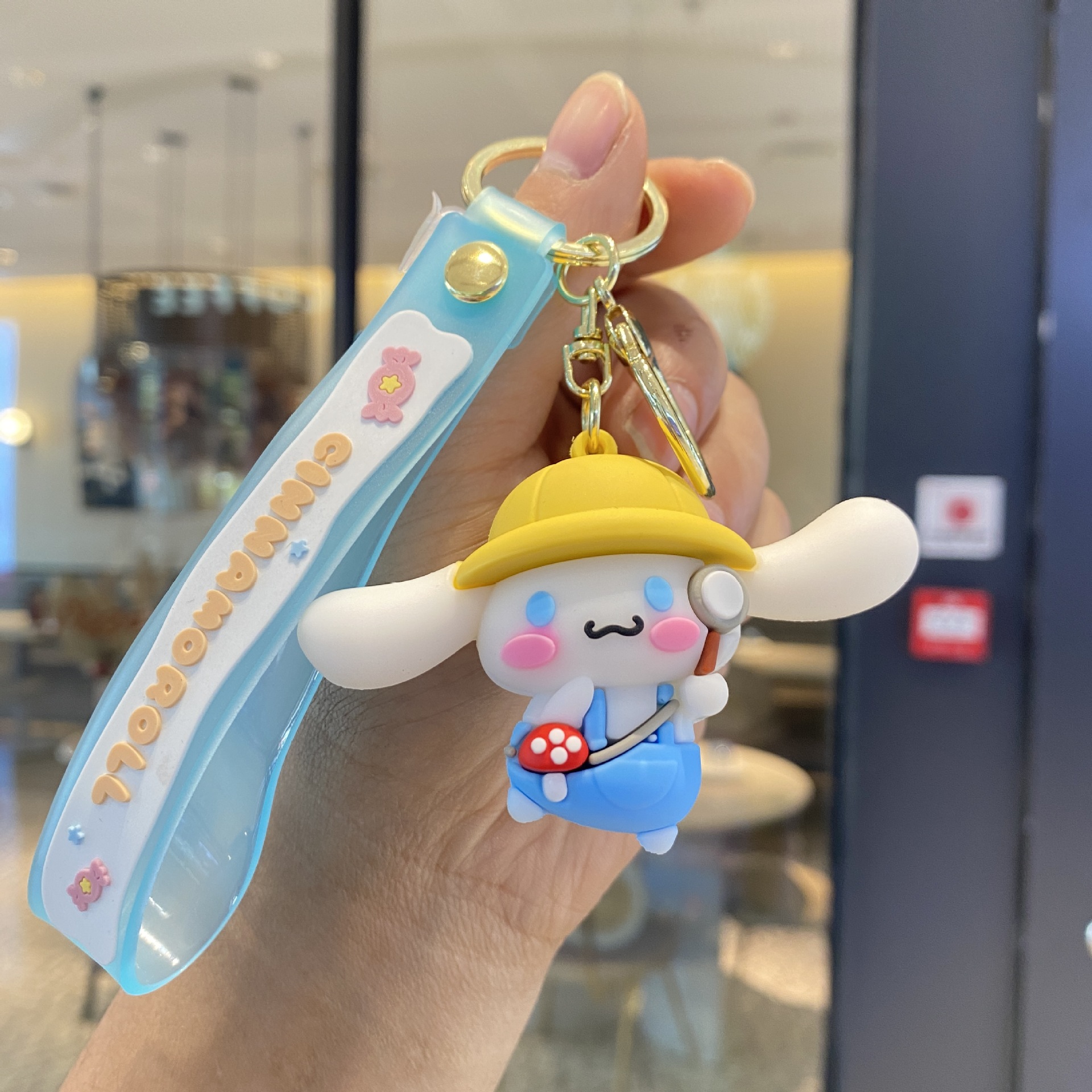 Nueva Sanrio llavero muñeca de dibujos animados colgante estudiante mochila accesorios bebé captura máquina pequeño regalo al por mayor