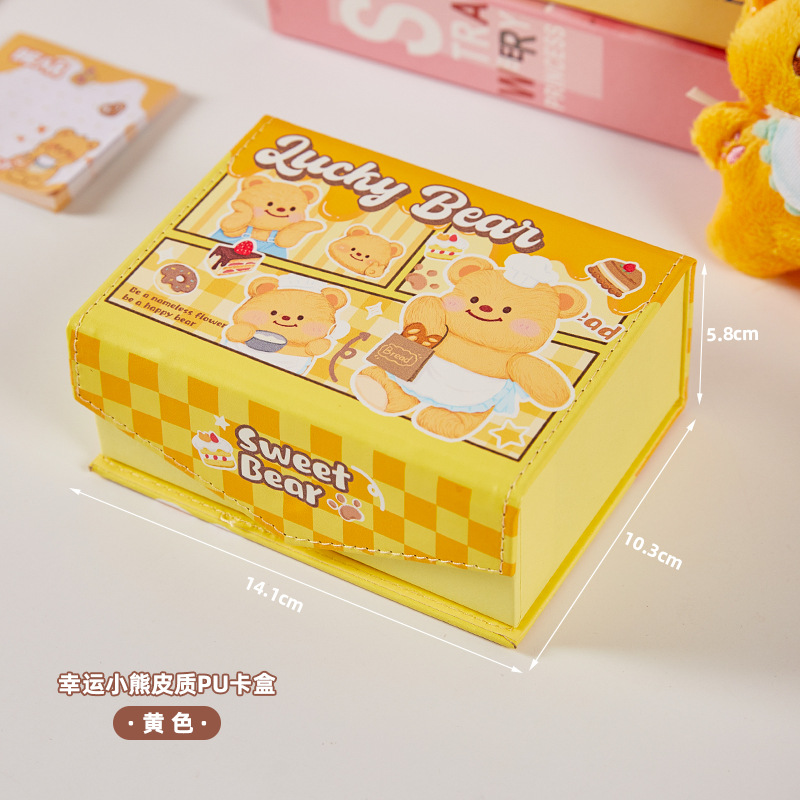 Oso amarillo (ahorra alrededor de 100 tarjetas pequeñas)