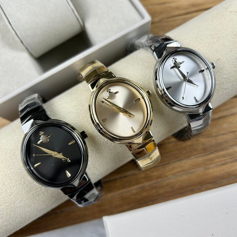 VV314 Empress of the West Women's Watch Snake Bone Series Simple Versatile Bestseller Adjustable Steel Strap Golden Oval