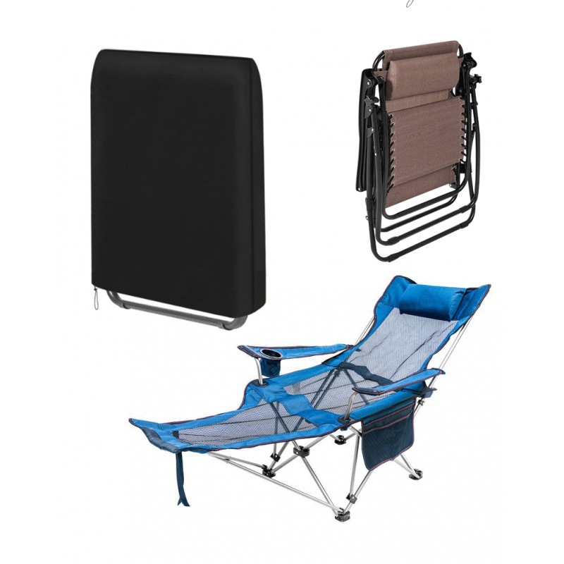 户外轻便可折叠躺椅罩 庭院躺椅防保护套 花园露台庭院椅罩