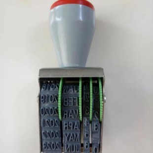 Adjustable English date runner stamp Chinese date roller stamp production date batch number code stamp wholesale