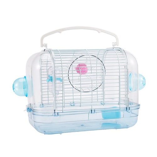 Cross-border manufacturer hamster cage wholesale Japanese transparent cage villa basic cage portable cage pet ornamental cage wholesale