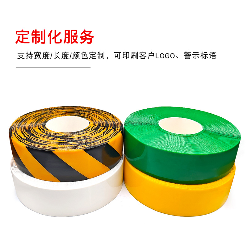 Canal de taller de carga pesada cinta adhesiva 5S6S zona de posicionamiento de banda magnética cinta adhesiva protectora PVC piso resistente al desgaste