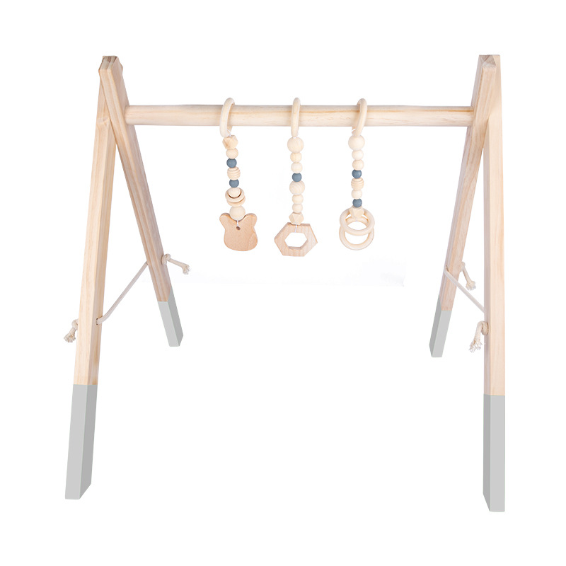 Diapositiva de madera interior swing escalada en roca combinación hogar pequeño juego paraíso Amazon Marco de escalada de madera maciza para niños