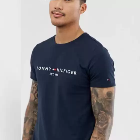 2024 summer cross-border hot European and American fashion men's and women's cotton top LOGO printing short sleeve sports T-shirt
