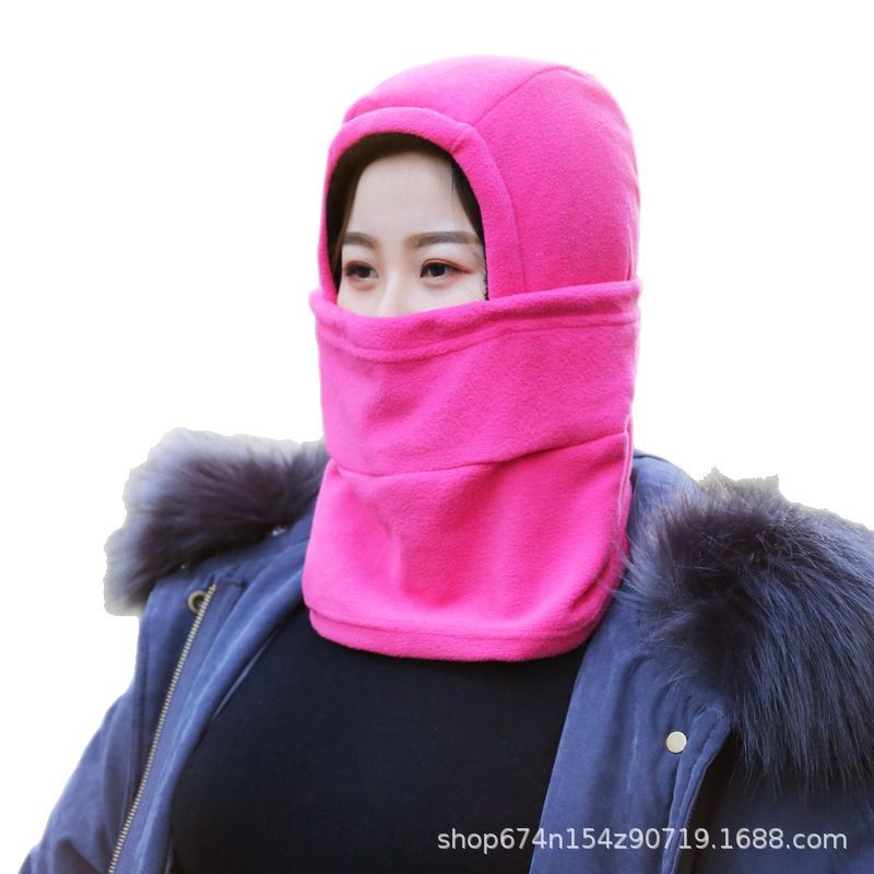 Máscara de invierno transfronteriza al aire libre a prueba de viento sombrero de tigre volador capucha de lana engrosada máscara de sombrero de nieve caliente