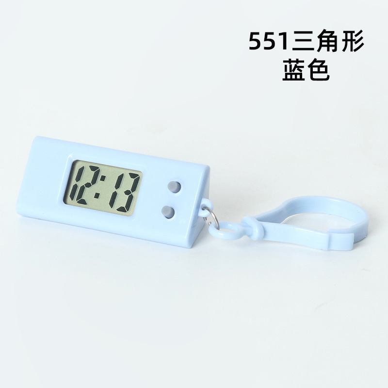 学生試験の小さい掛け時計の簡単なキーホルダーの携帯電子時計は時間の日のミニ電子時計を表示します。|undefined
