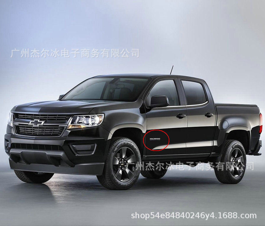 Suitable for Chevrolet Colorado Car Logo, Abs Pickup Truck Sticker, Door Sticker, Trunk Car Logo, Automobile