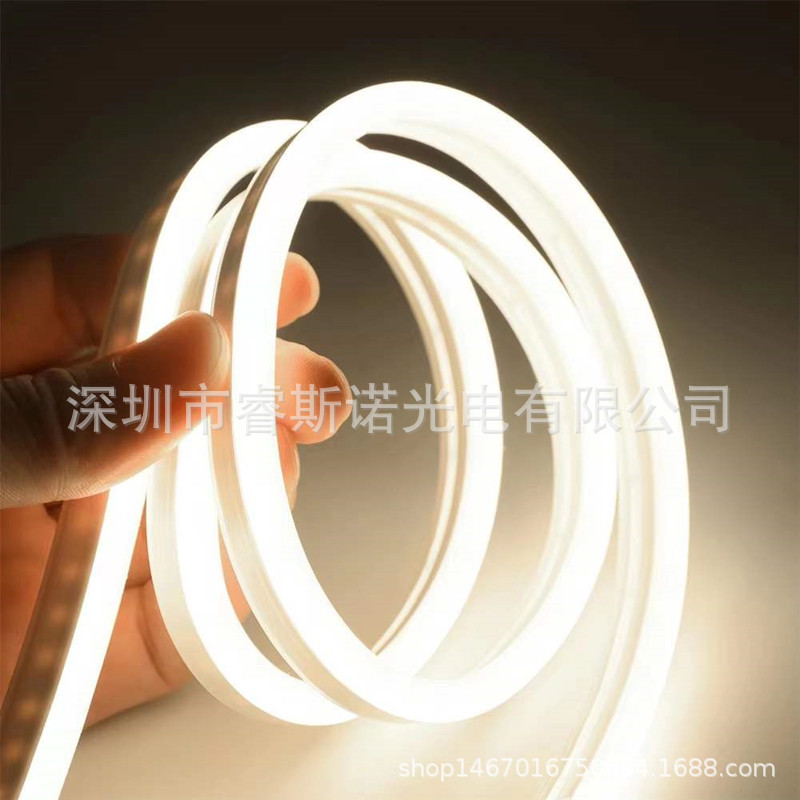 5V12V24V luz de neón con LED barra de luz de silicona una luz un corte 6*12 publicidad estilo impermeable color