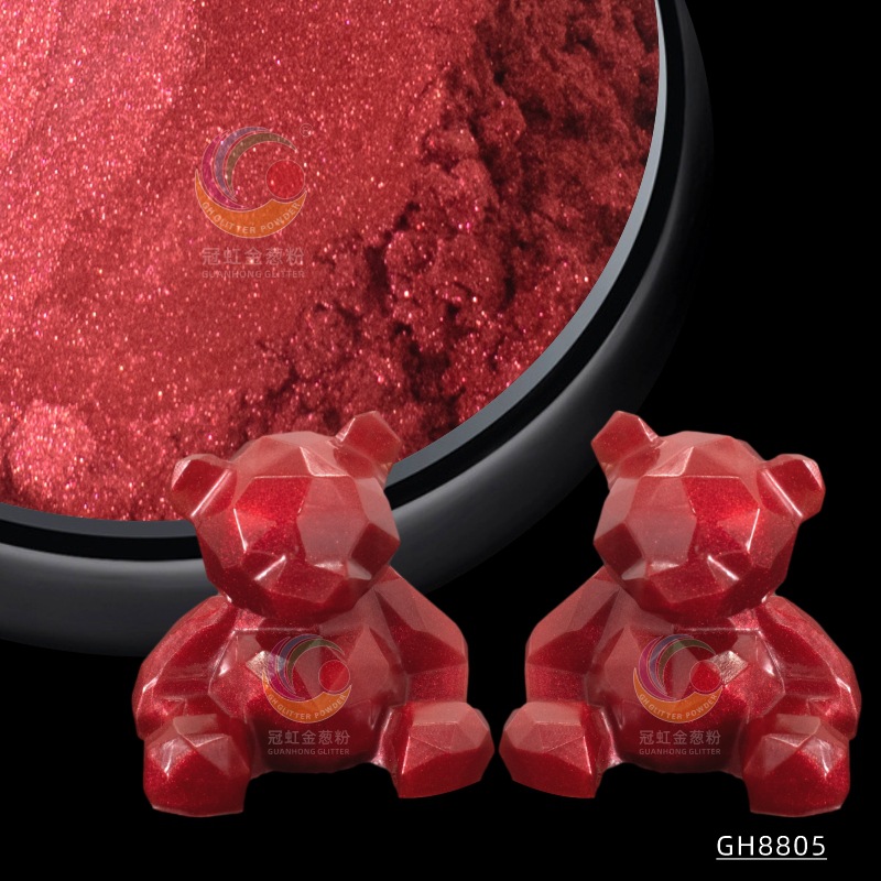Chinese quality red festive pearl powder
