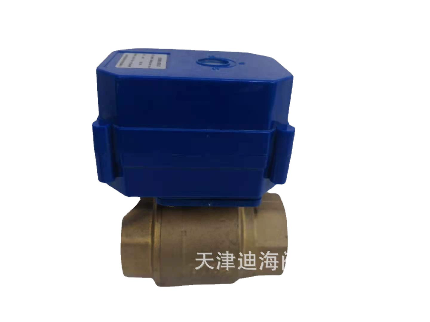 Миниатюрный Электрический шаровой кран из медного сплава с резьбой типа Dihai DH08 DN32 DC12-24V крутящий момент 10 Нм