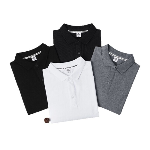Heavyweight Collar Polo Shirt Men Loose Trend Brand Solid Color Plus Size T-Shirt Men Casual American Short Sleeve Top