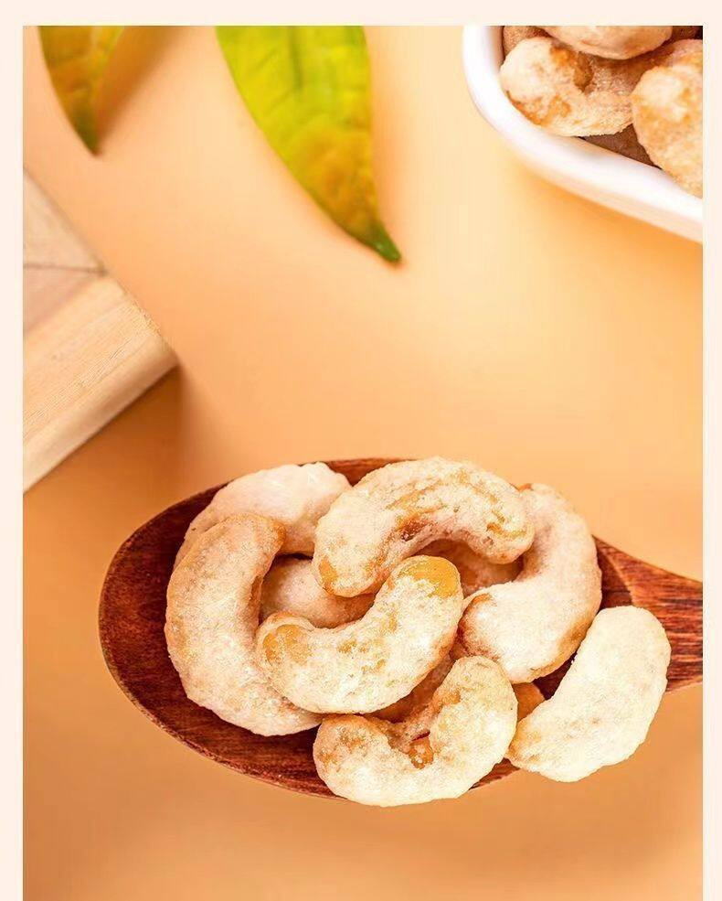 Charcoal Roasted Cashew Nuts Crunchy Whole Cashew Kernels 500g Bag Chinese Nut Snack key features
