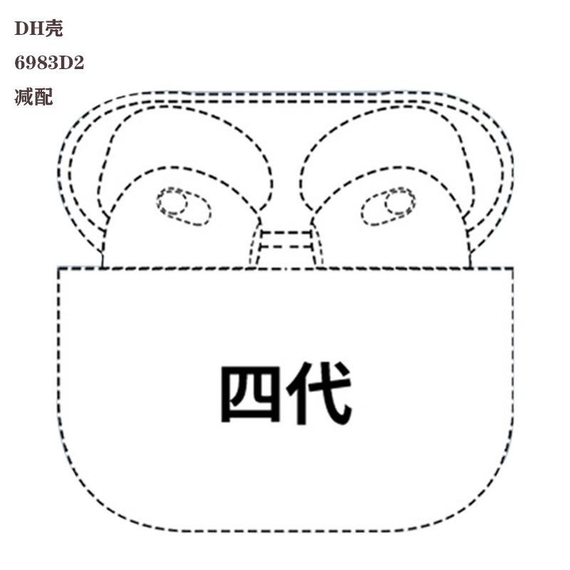 華強北中性傑5代6代7代2d 3代4代5代Air bluetoothイヤホン対外貿易適用アップルプレゼント|undefined