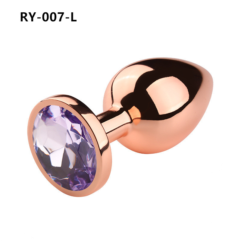 Volver corte metal anal plug adulto hombres y mujeres SM compartir masturbación clímax sexy anal plug adulto suministros pequeño mediano grande