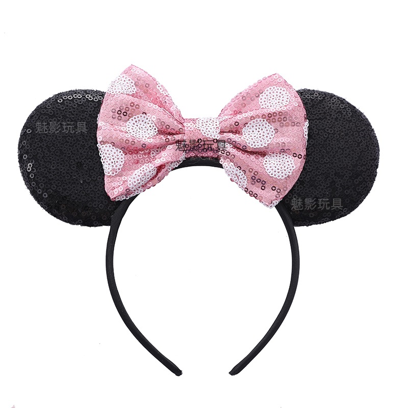 Sequined Mini Minnie Polka Dots