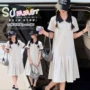 儿童夏款女童撞色短袖裙