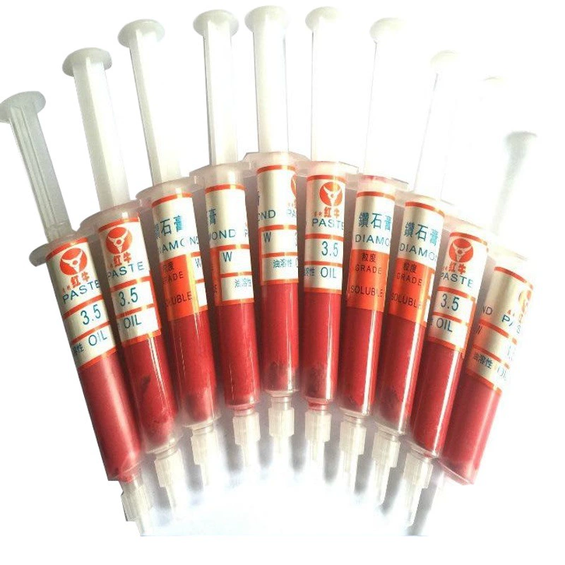 Водорастворимая маслорастворимая алмазная шлифовальная паста Алмазный гипс Red Bull шлифовальная паста полировальная двойного назначения