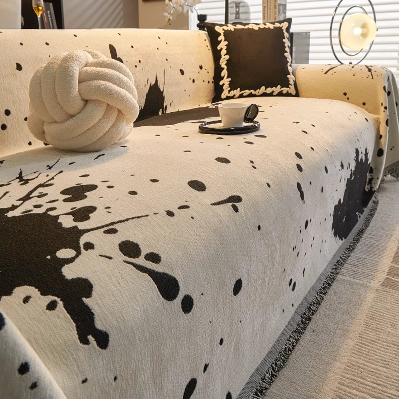 Cuatro estaciones de toallas de sofá general de Chenille 2025 nuevo lujo ligero de alto nivel sensación recta cojín antideslizante cubierta