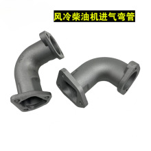 風冷柴油發電機微耕機配件186F 188F192F進氣彎管 空濾器彎管