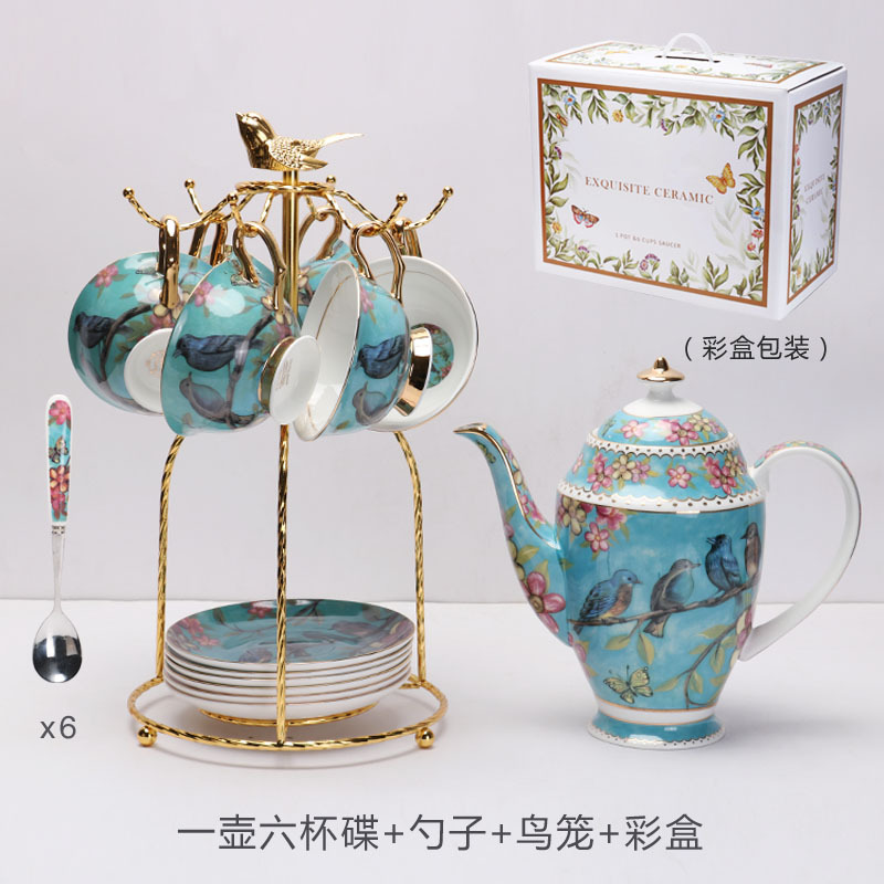 China de hueso taza de café de estilo europeo traje creativo Taza de cerámica de gama alta exquisito pequeño lujo británico juego de té de la tarde