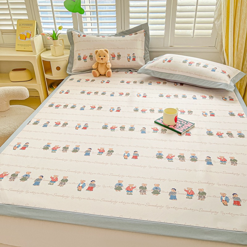 Silk mat, cartoon summer set, 3 piece set