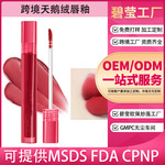 源头工厂东南亚外贸专供款加工定制全英文天鹅绒唇釉唇彩OEM出口