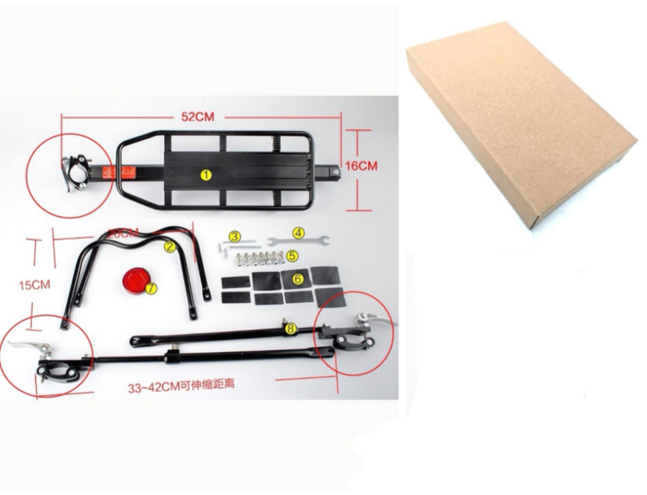 블랙 알루미늄 풀 퀵 릴리스 + 카톤