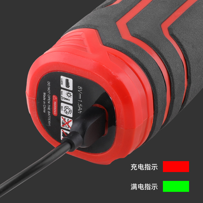 8V lithium electric drill electric screwdriver home tool kit 53-piece multi-functional home repair driver lithium electric drill