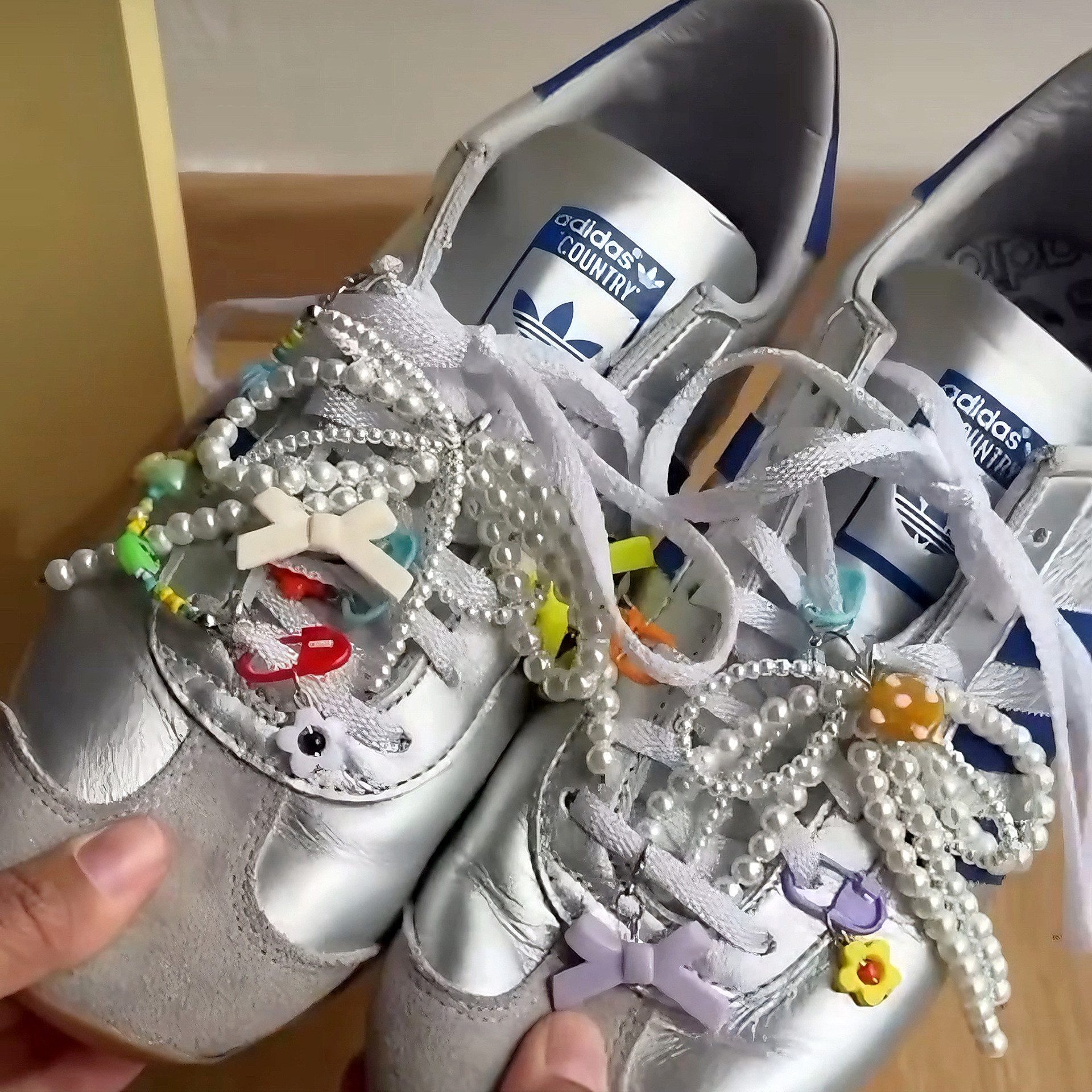 ins blogger con dopamina nicho de color brillante zapatos de arco de zapato de decoración de zapatos de fijación de flores