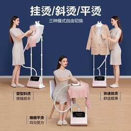海.尔蒸汽挂烫机家用双杆带板手持立式大功率电熨斗HY-GSS2408G无