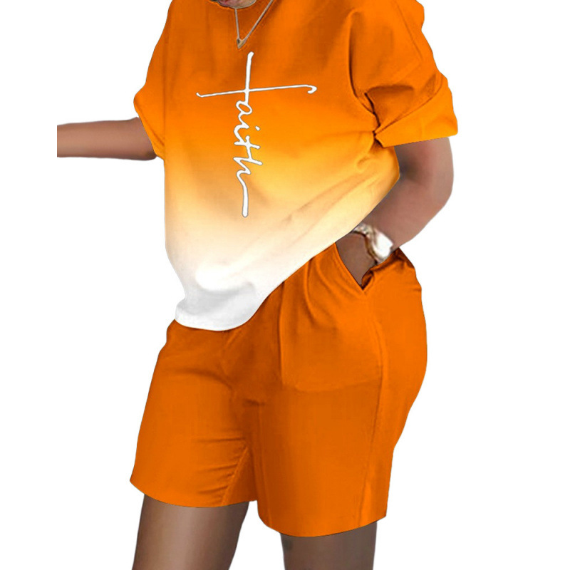 새로운 색상! 오렌지 그라데이션 프린트