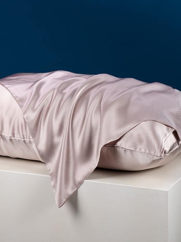 A947双面真丝枕套100桑蚕丝22姆米重磅丝绸纯色成人枕头套礼盒