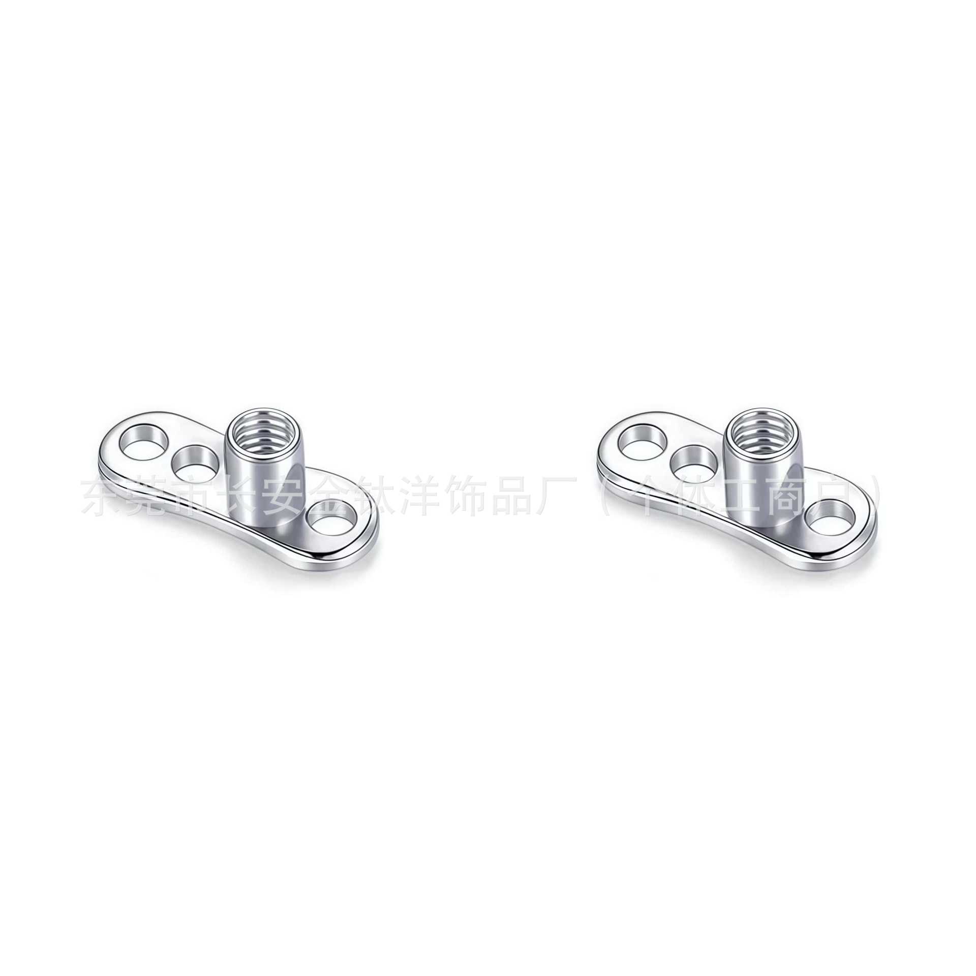 Labret piercing jewelry detail image