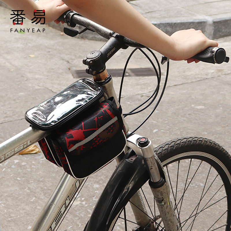 送料無料/10Y自転車バッグA1P30-サイクリングバッグ装備マウンテンバイクシングルヘッドサドルバッグフロントリム|undefined