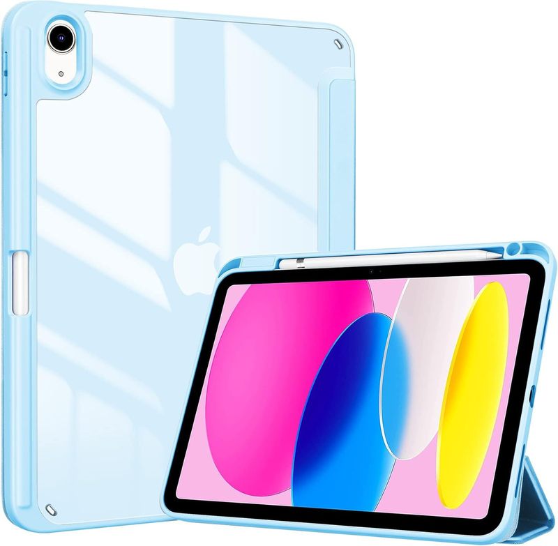ipad保护套10代三折亚克力平板保护套带笔槽ipad11防摔平板保护壳|undefined