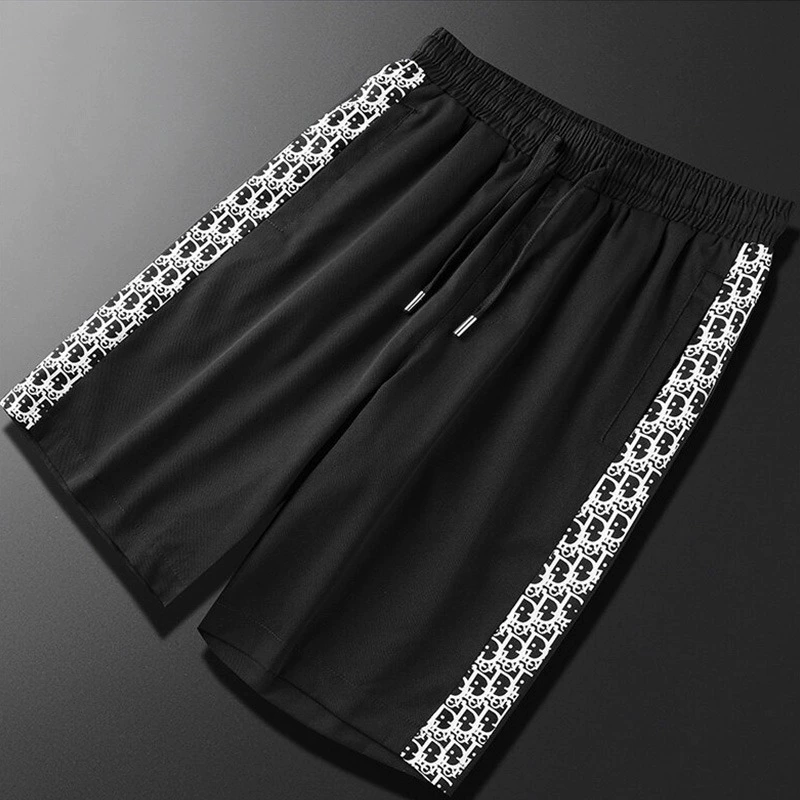 Мужские спортивные шорты 2025 года, летние, свободные, больших размеров, с четырехсторонней эластичной тканью, модные, быстросохнущие, для бега и отдыха