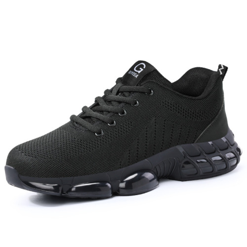 Protective safety shoes with anti-strike and anti-puncture, cross-border safety shoes, fly weaving, best-selling, lightweight, comfortable, cushioned shock absorption, protective work shoes.